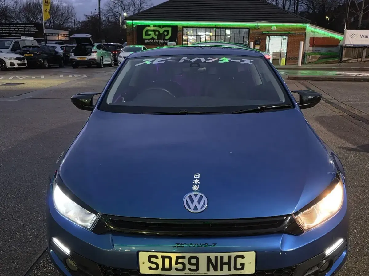Begagnad VW Scirocco 2009 Blå Sportkupé