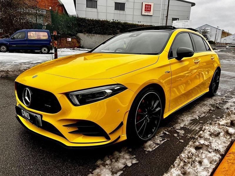 Used Mercedes A35 AMG Premium Plus 2023 Yellow Hatchback