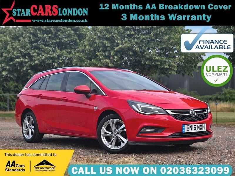 Red Used 2016 Vauxhall Astra SRi Estate | £5,900 (Fair price) - Image 1/4