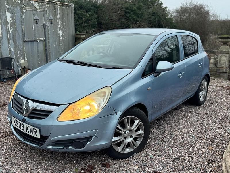 Used Vauxhall Corsa Club 90 HP (66 kW) 2008 Grey Hatchback