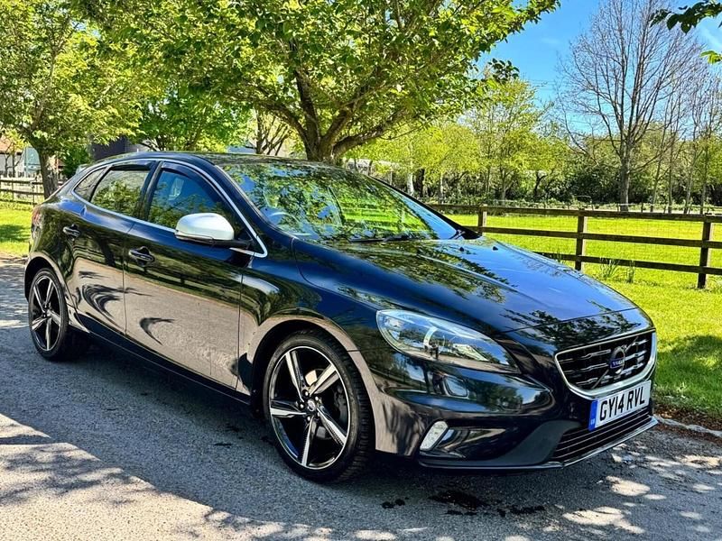 Used Volvo V40 R-Design 2014 Black Hatchback