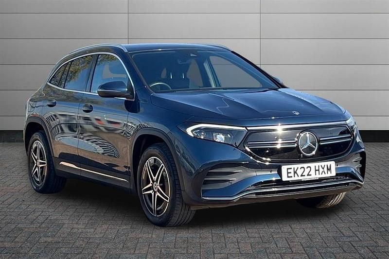 Used Mercedes EQA300 AMG line 167 kW (228 HP) 2022 Denim blue SUV