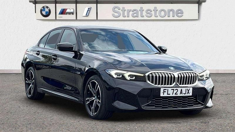 Black Used 2022 BMW 330e M Sport | £24,799 (Fair price) - Image 1/3