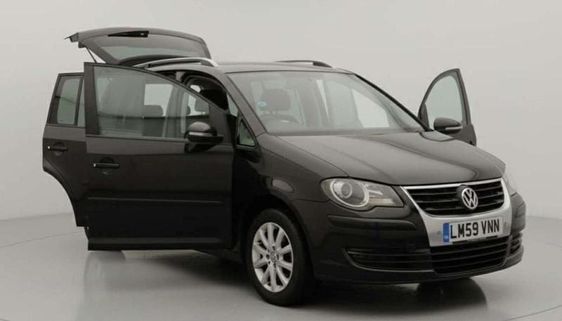 Black Used 2009 VW Touran SE MPV | £5,995 - Image 1/4