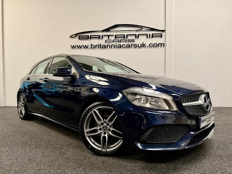 Blue Used 2017 Mercedes A200 AMG line Hatchback | £8,980 (Fair price) - Image 1/4
