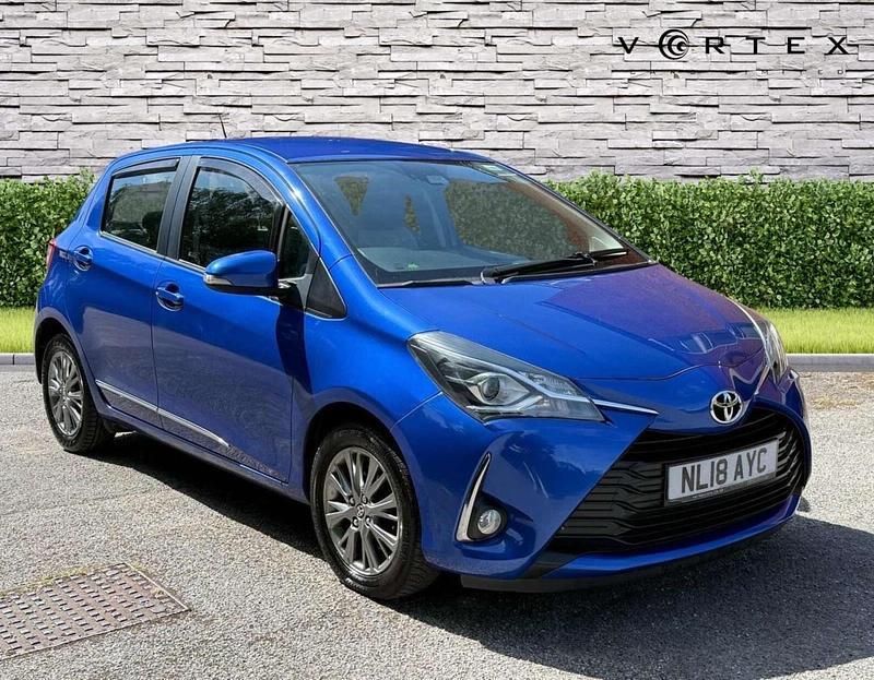 Blue Used 2018 Toyota Yaris Hatchback | £6,000 (Fair price) - Image 1/3