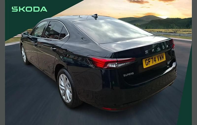 Used Skoda Superb SE Technology 150 HP (110 kW) 2024 Black Hatchback