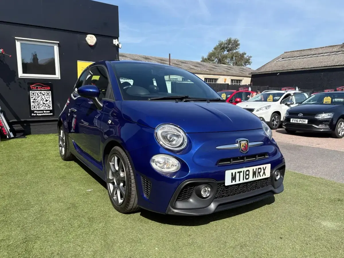 Used Abarth 595 145 HP (106 kW) 2018 Blue Hatchback