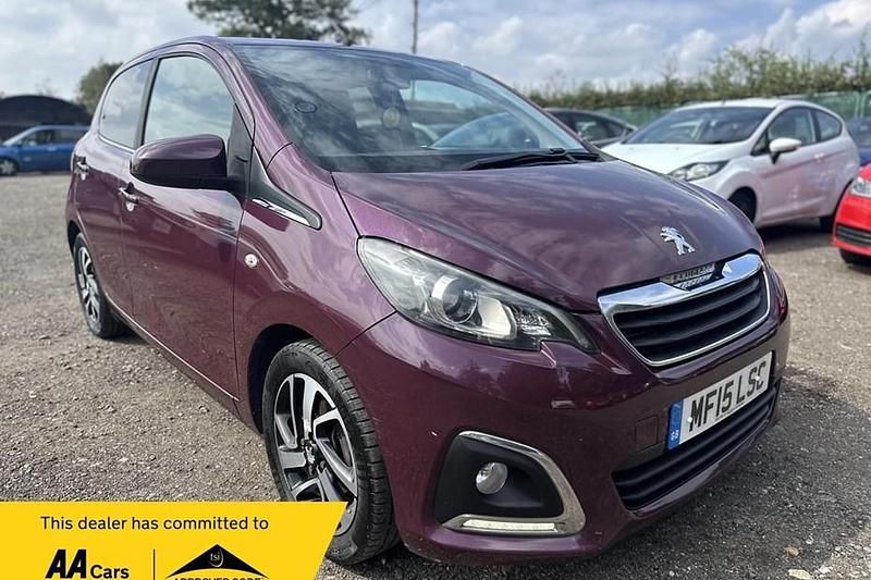 Mauve/purple Used 2015 Peugeot 108 Allure Hatchback | £2,995 (Fair price) - Image 1/1