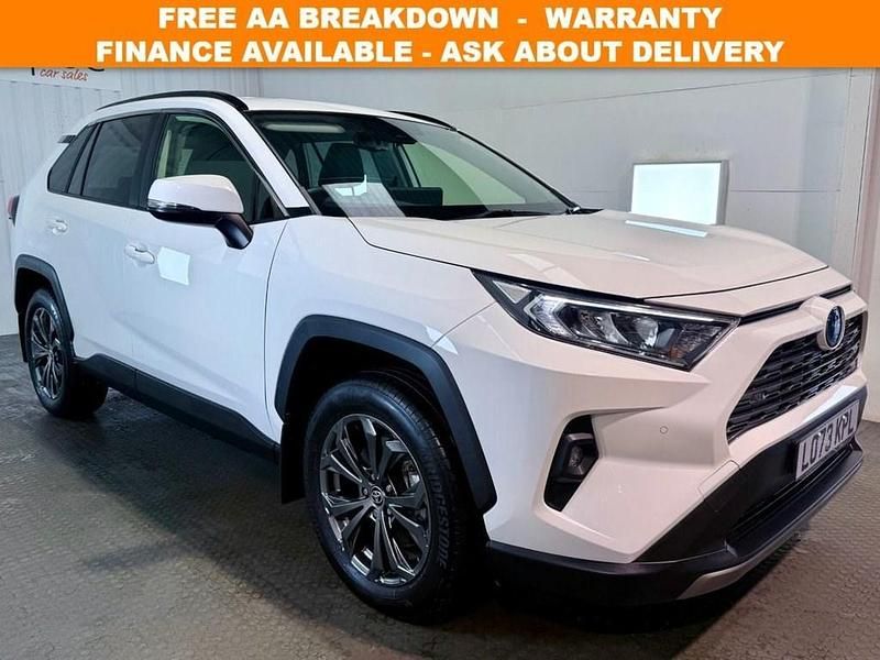White Used 2023 Toyota RAV4 Hybrid Design SUV | £32,495 (Fair price) - Image 1/4
