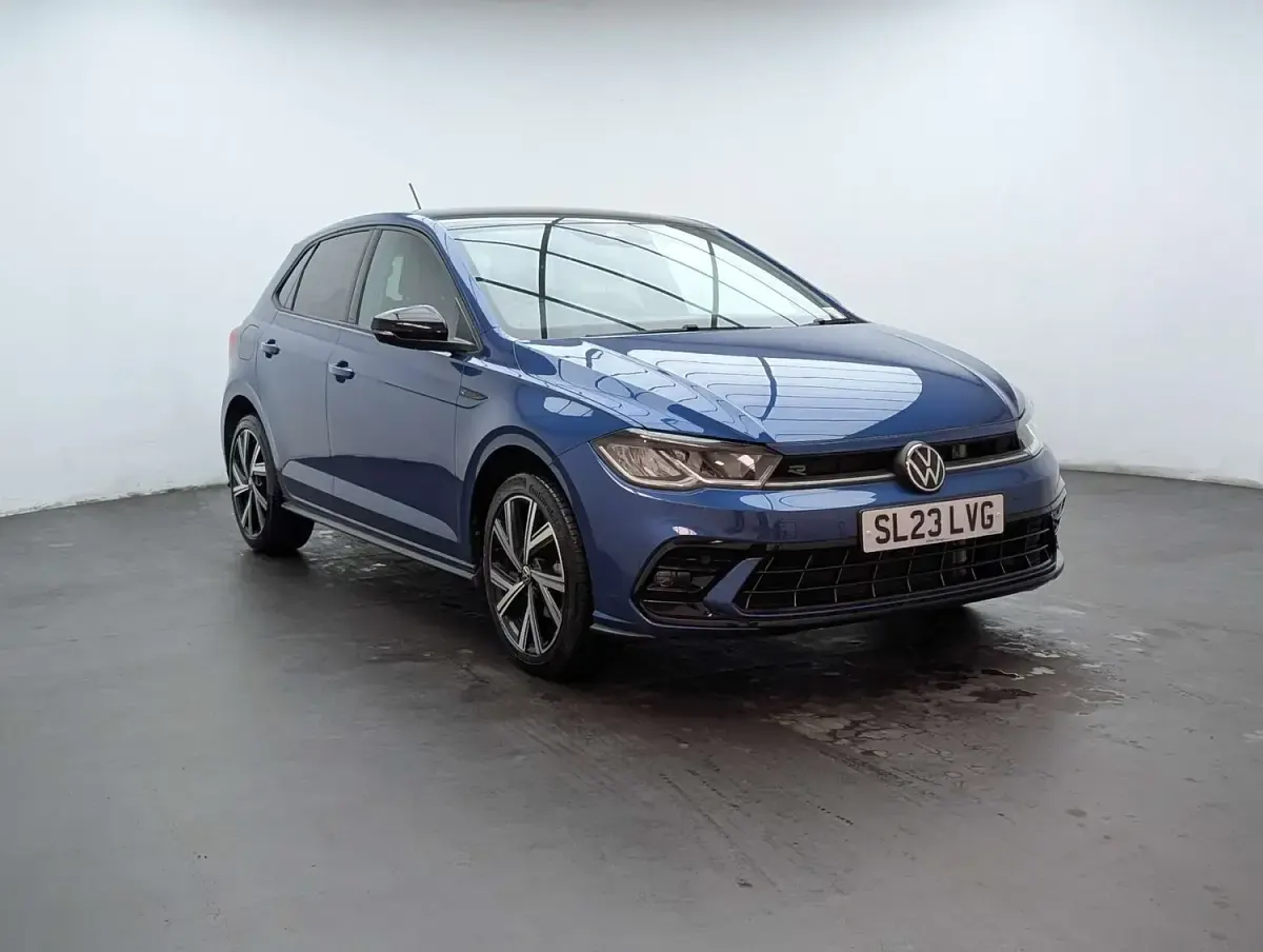 Used VW Polo R-line 80 HP (58 kW) 2023 Blue Hatchback