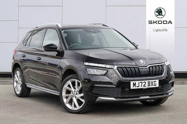 Black magic pearl effect Used 2022 Skoda Kamiq SE L Executive SUV | £16,990 (Fair price) - Image 1/4