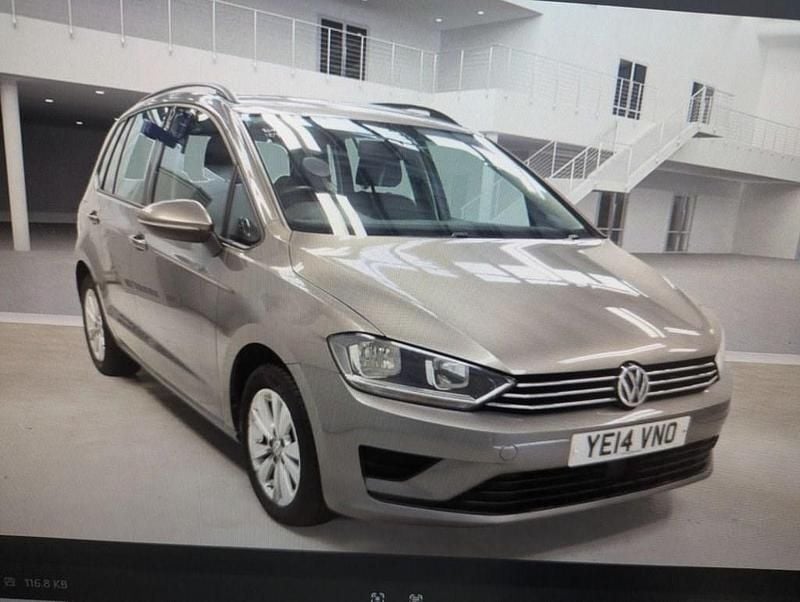 Grey Used 2014 VW Golf Sportsvan SE MPV | £5,690 (Fair price) - Image 1/4