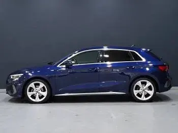 Used Audi A3 S-Line 150 HP (110 kW) 2024 Blue Hatchback