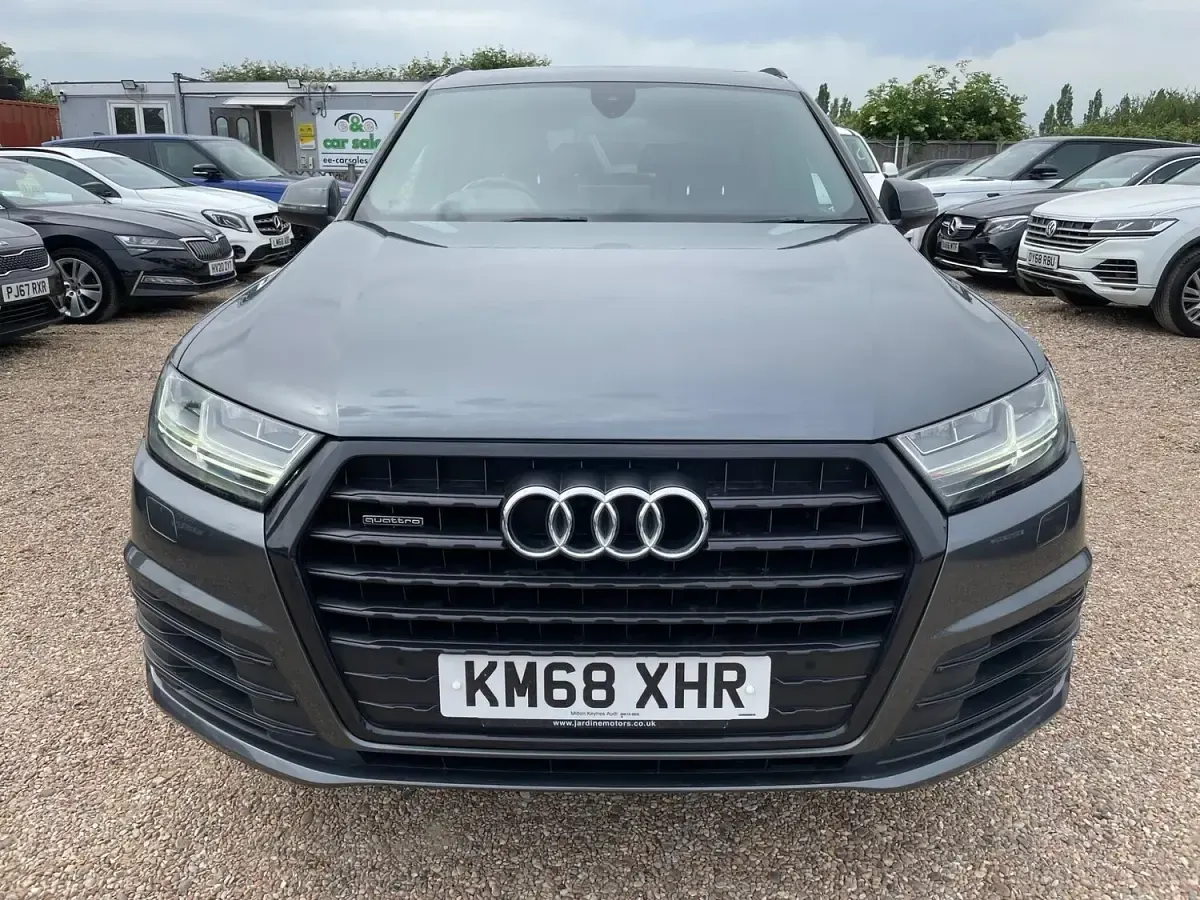 Used Audi Q7 Black Edition 286 HP (210 kW) 2018 Grey SUV