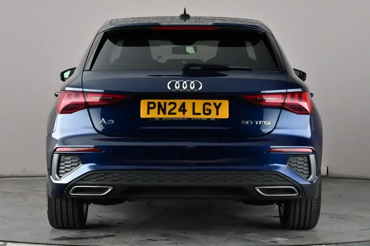 Used Audi A3 Sportback S-Line 110 HP (80 kW) 2024 Blue Hatchback