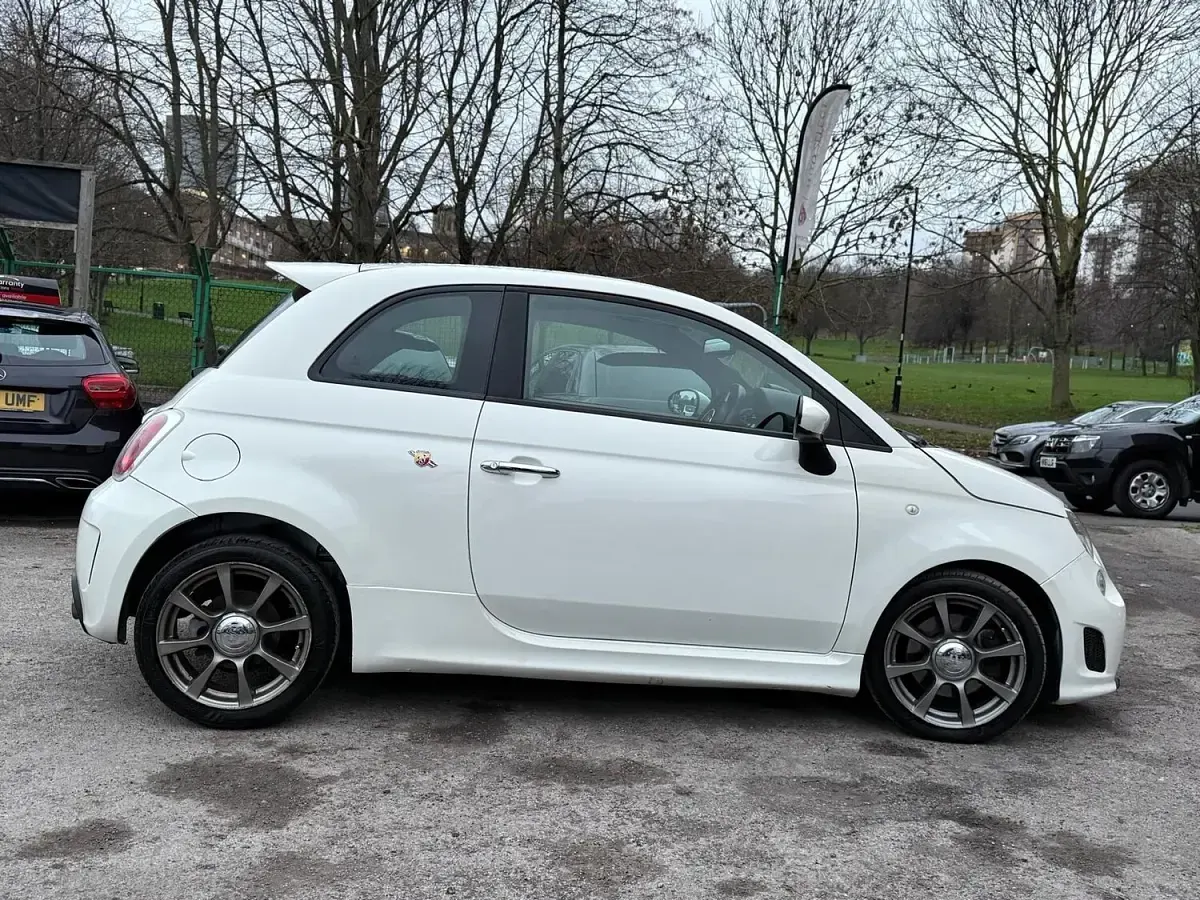 Used Abarth 500 135 HP (99 kW) 2014 White Hatchback