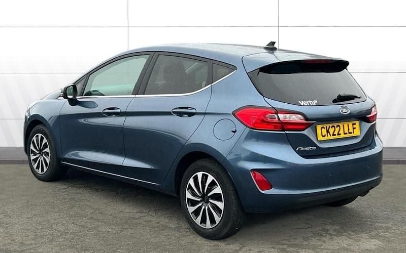 Used Ford Fiesta Titanium 101 HP (74 kW) 2022 Blue Hatchback