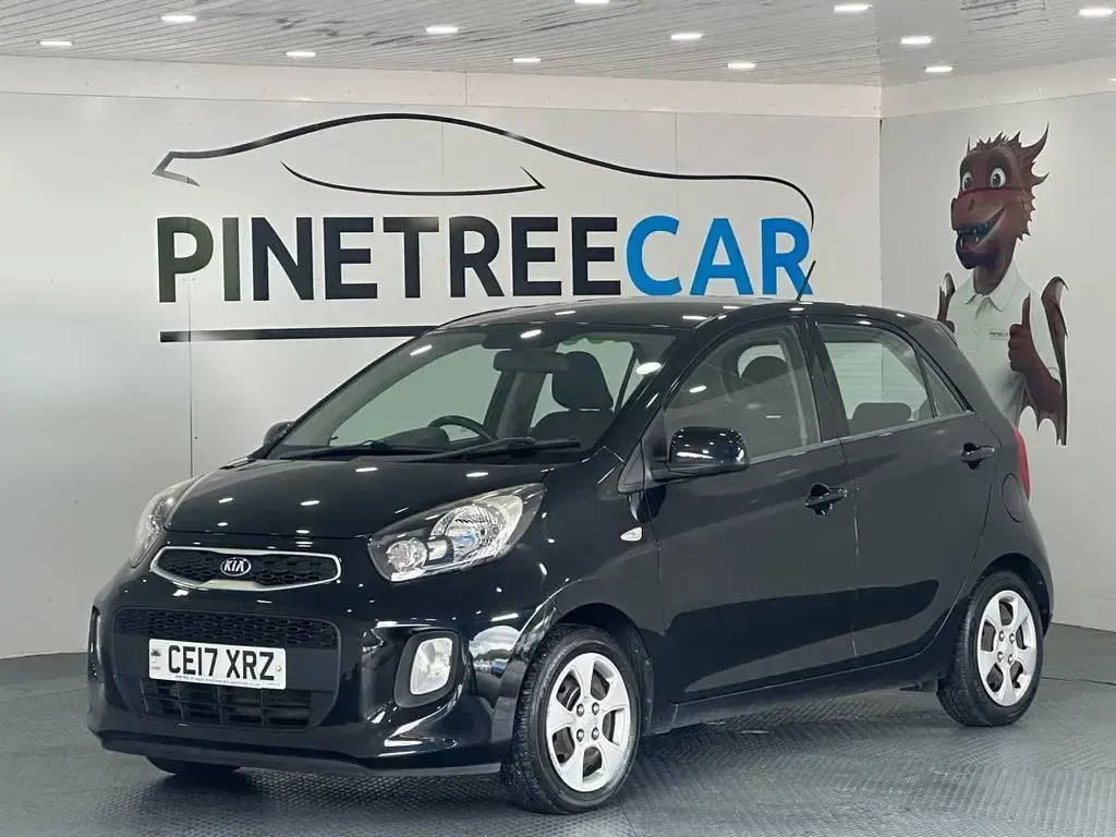 Used Kia Picanto Air 65 HP (47 kW) 2017 Black Hatchback