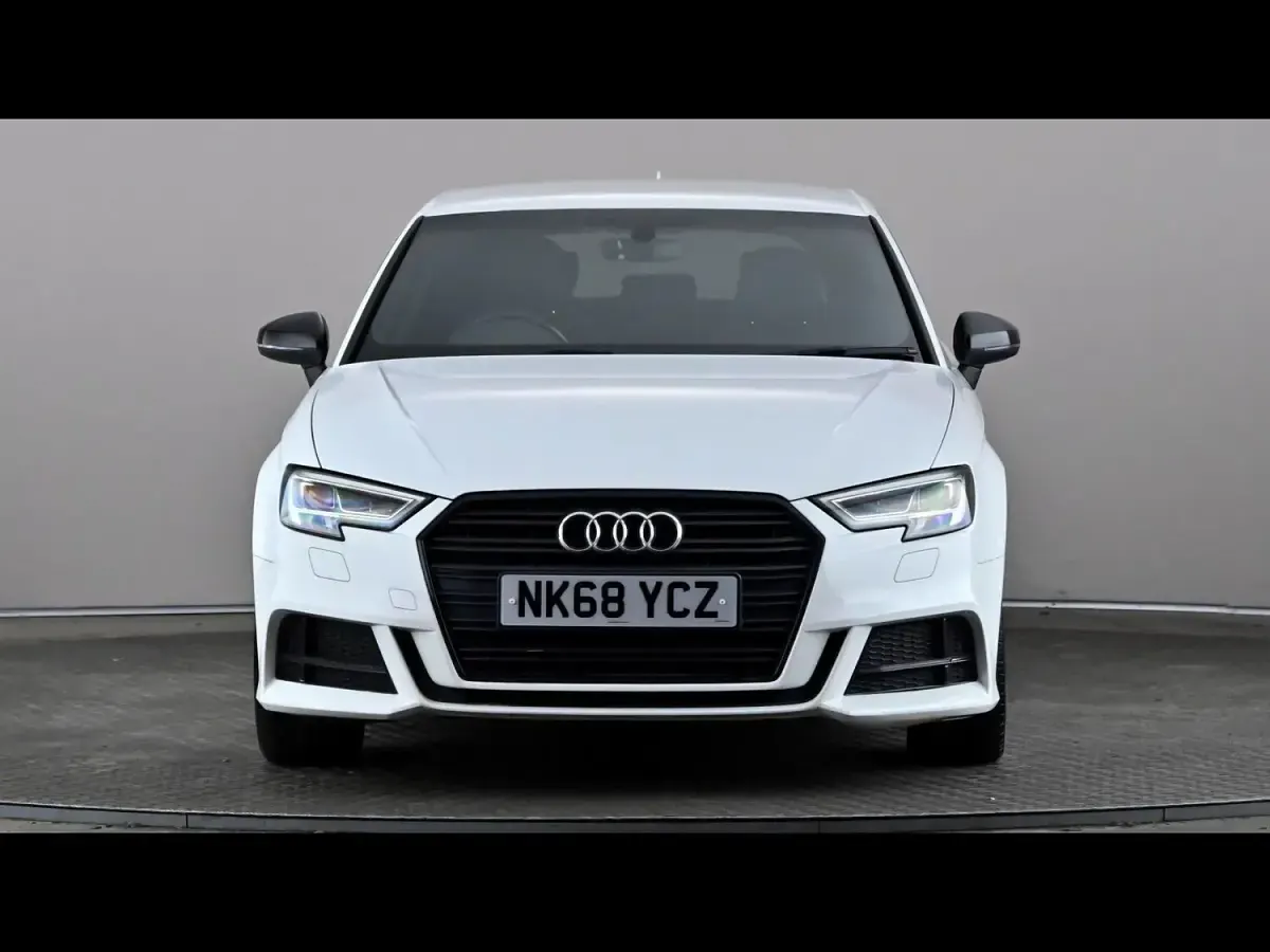 Used Audi A3 Black Edition 2018 White Sedan