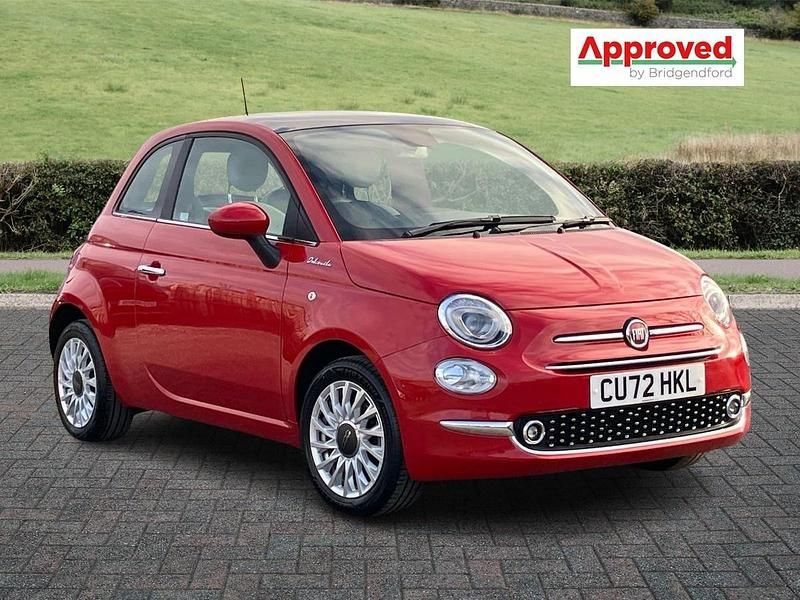 Red Used 2022 Fiat 500 Dolcevita Hatchback | £11,009 (Fair price) - Image 1/3