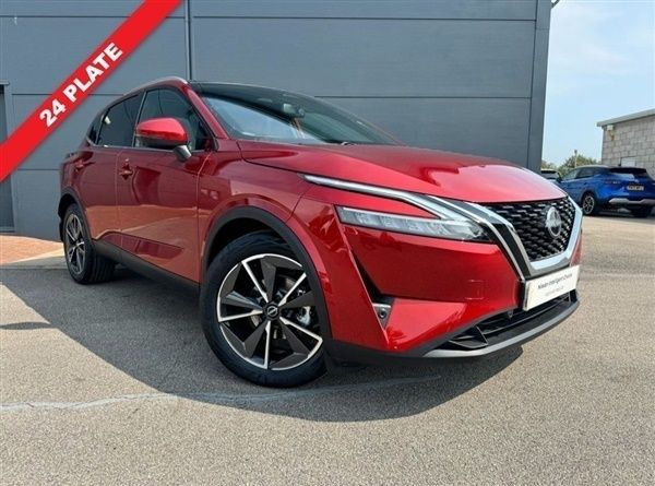 Red New 2024 Nissan Qashqai Tekna SUV | £36,495 - Image 1/4