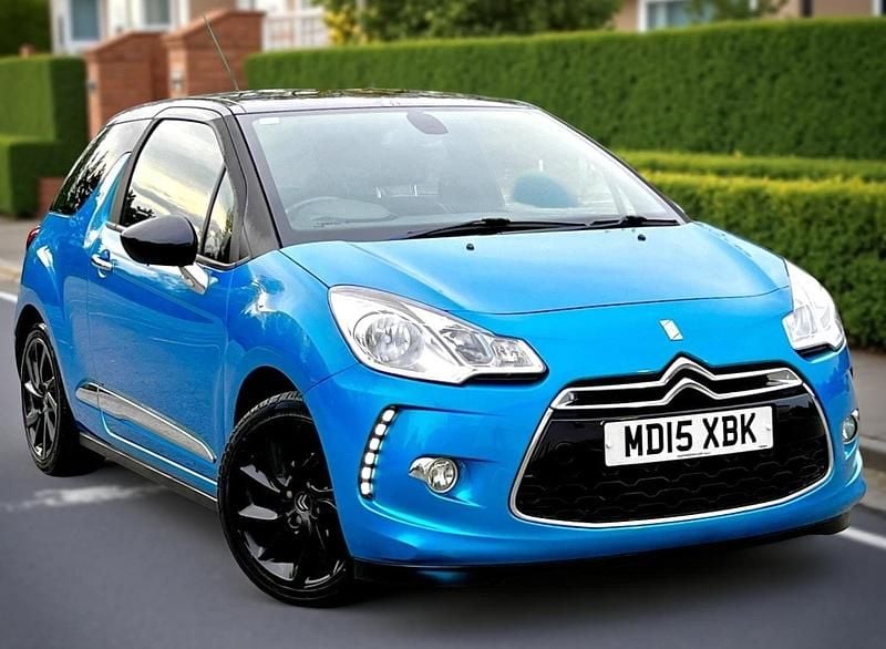 Blue Used 2015 Citroën DS3 PureTech Hatchback | £3,795 (Fair price) - Image 1/4