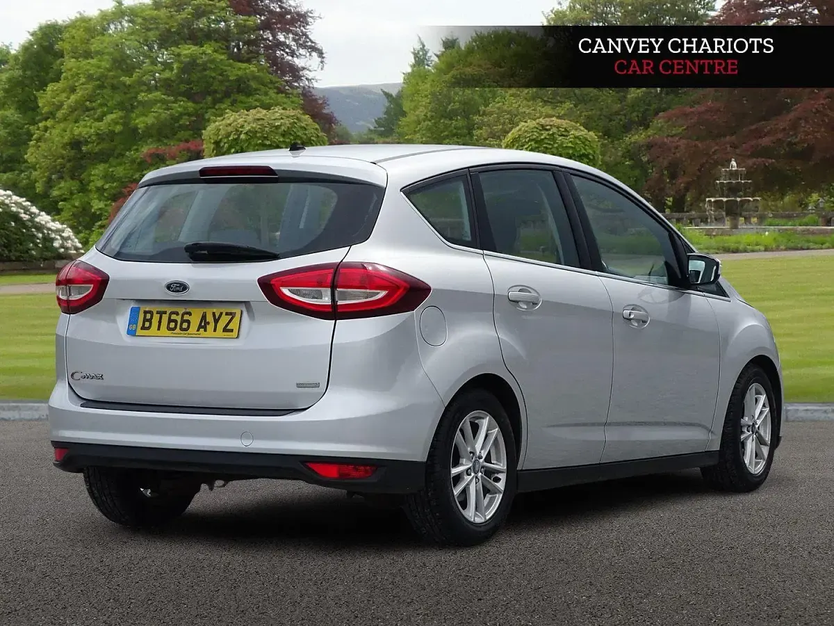 Used Ford C-MAX Zetec 125 HP (91 kW) 2016 Silver MPV