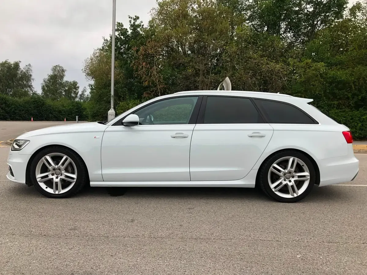 Used Audi A6 S-Line 204 HP (150 kW) 2013 White Estate