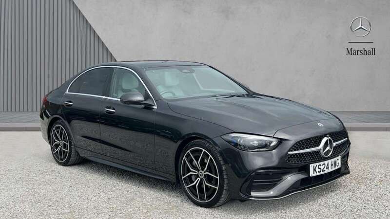 Grey Used 2024 Mercedes C300e AMG Line Premium Plus Sedan | £39,598 (A bit pricey) - Image 1/4