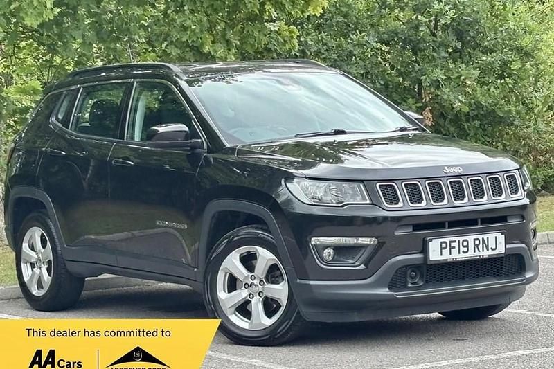 Black Used 2019 Jeep Compass Longitude SUV | £10,395 (Good price) - Image 1/1