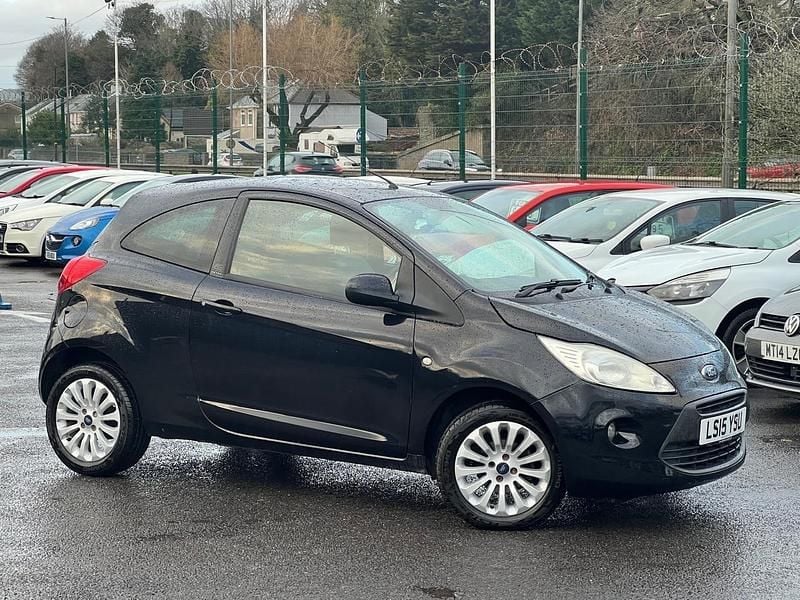Used Ford Ka Zetec 2015 Black Hatchback