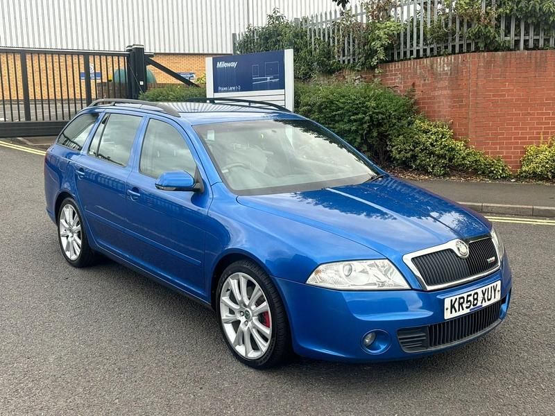 Blue Used 2008 Skoda Octavia vRS Estate | £2,495 (Super price) - Image 1/4