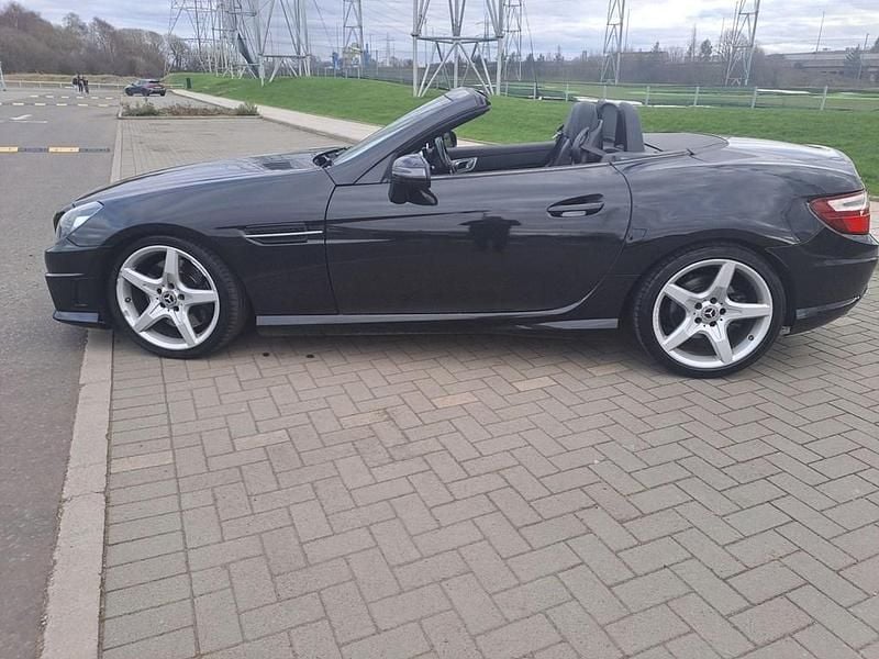 Used Mercedes SLK250 AMG 204 HP (150 kW) 2014 Black Cabriolet