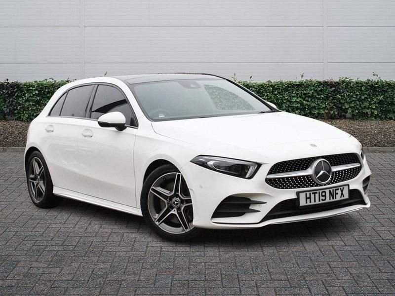 White Used 2019 Mercedes A250 AMG Line Premium Plus Hatchback | £19,400 (A bit pricey) - Image 1/4