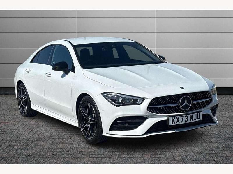 White Used 2023 Mercedes CLA200 AMG Line Premium Coupe | £27,950 (Fair price) - Image 1/2