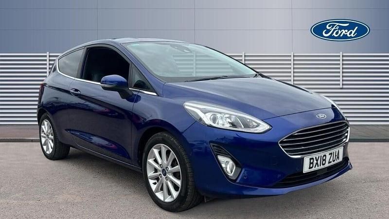 Blue Used 2018 Ford Fiesta Titanium X Hatchback | £8,994 (Fair price) - Image 1/4