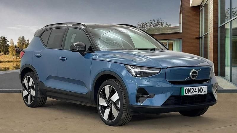 Fjord blue Used 2024 Volvo EX40 Ultra SUV | £39,480 - Image 1/4