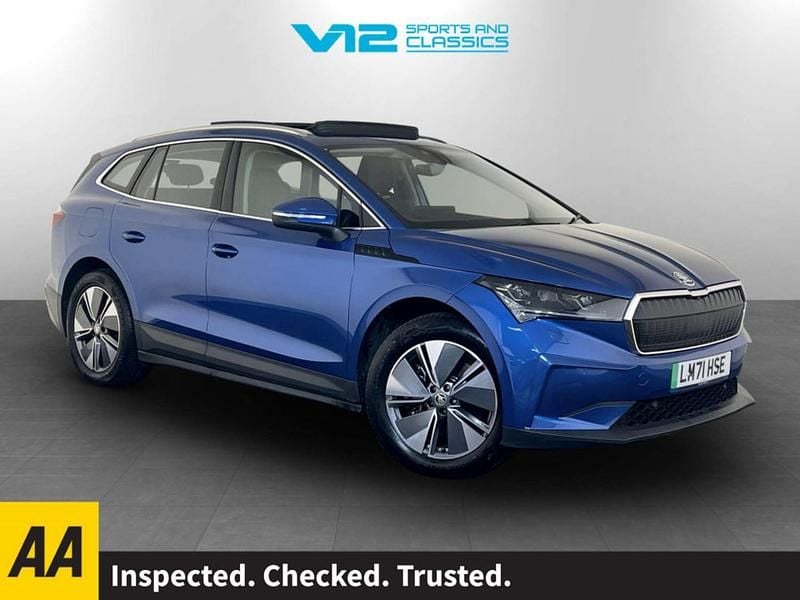 Used Skoda Enyaq iV ecoSuite 150 kW (204 HP) 2021 Blue SUV