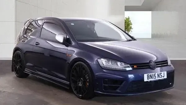 Used VW Golf VII R 2015 Blue Hatchback