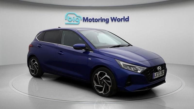 Blue Used 2022 Hyundai i20 Premium Hatchback | £12,325 (Fair price) - Image 1/4