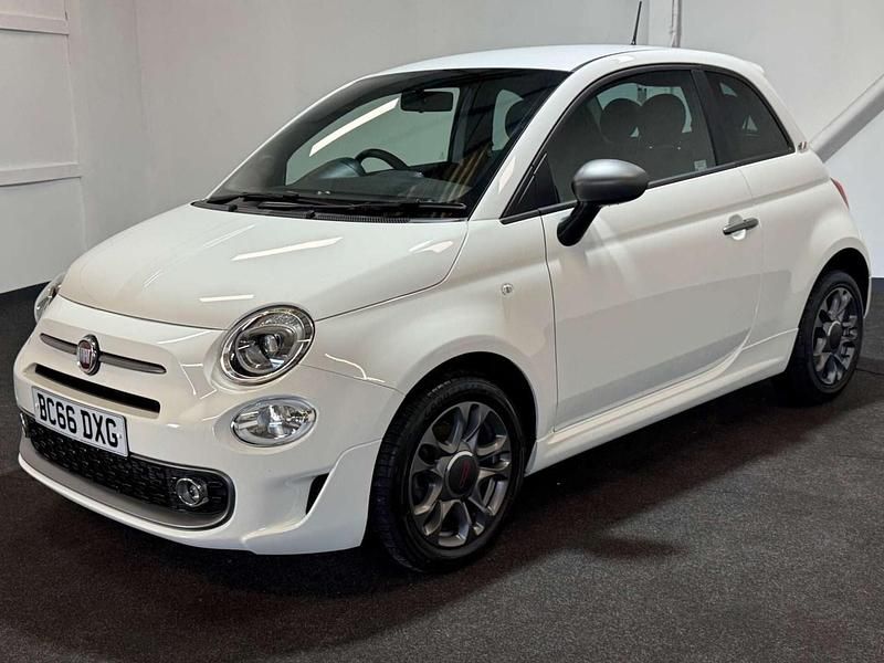 White Used 2017 Fiat 500S S Hatchback | £10,395 (Expensive) - Image 1/4