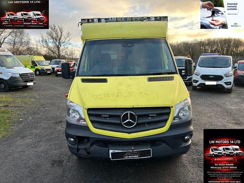Begagnad Mercedes Sprinter 188 HK (138 kW) 2016 Gul Van