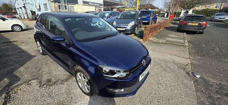 Used VW Polo Match 60 HP (44 kW) 2012 Blue Hatchback