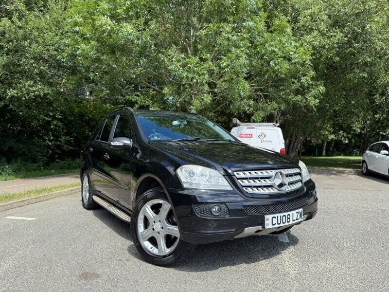 Black Used 2008 Mercedes ML320 SUV | £3,290 (Fair price) - Image 1/4