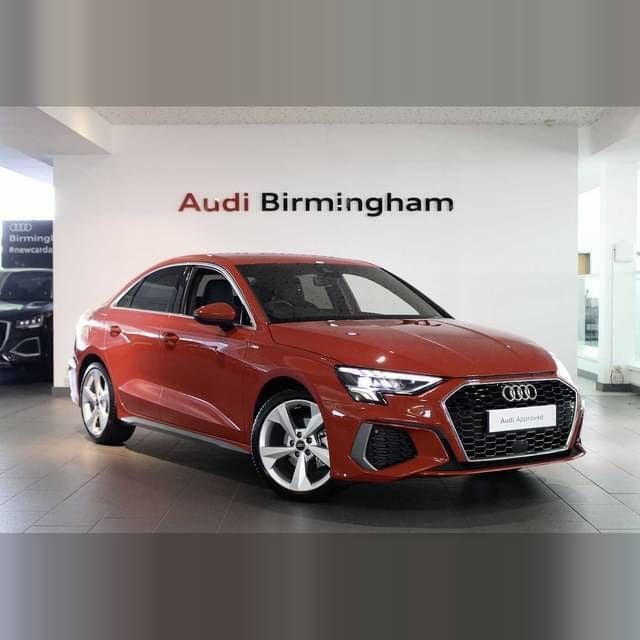 Tango red Used 2023 Audi A3 S-Line Sedan | £27,000 (Fair price) - Image 1/4