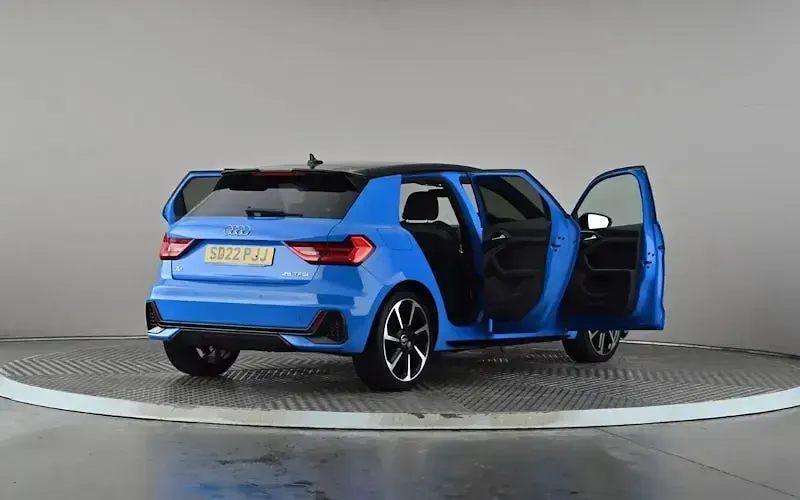 Used Audi A1 Sportback Black Edition 95 HP (69 kW) 2022 Blue Hatchback