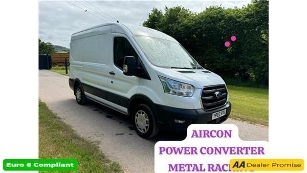 White Used 2022 Ford Transit Van | £20,399 (Expensive) - Image 1/4