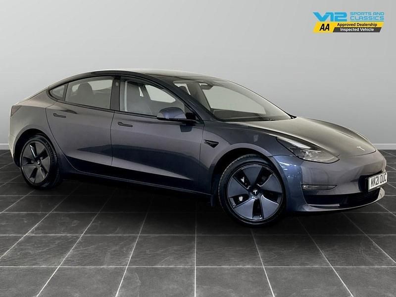 Grey Used 2021 Tesla Model 3 Long Range Sedan | £15,495 (Good price) - Image 1/2