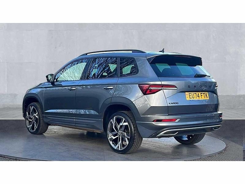 Used Skoda Karoq SportLine 110 HP (80 kW) 2024 Graphite grey metallic SUV